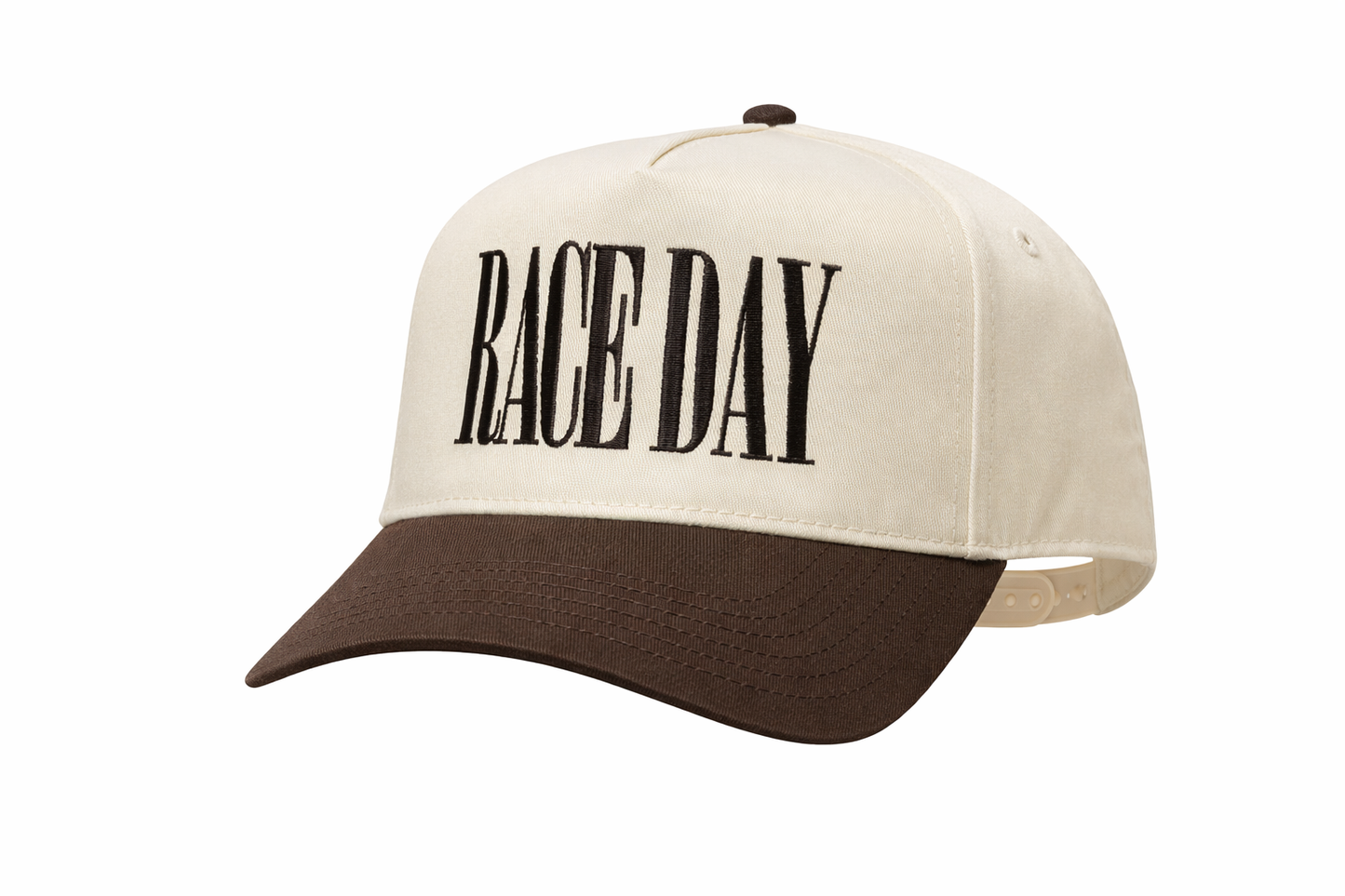 Race Day Brown/Tan Hat