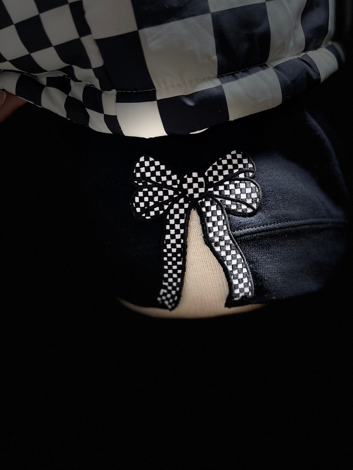 *Customizable* Embroidered Side Bow Crewneck *Preorder*