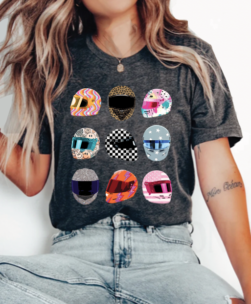 Multi Helmet T-Shirt