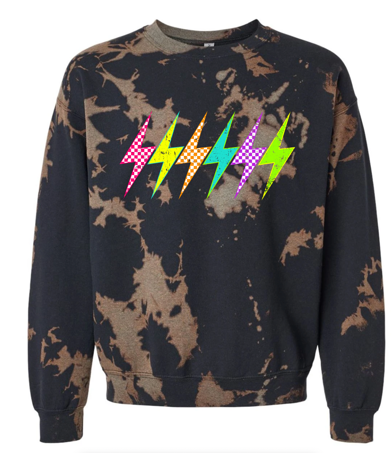 Multi Checkered Bolt Sweatshirt