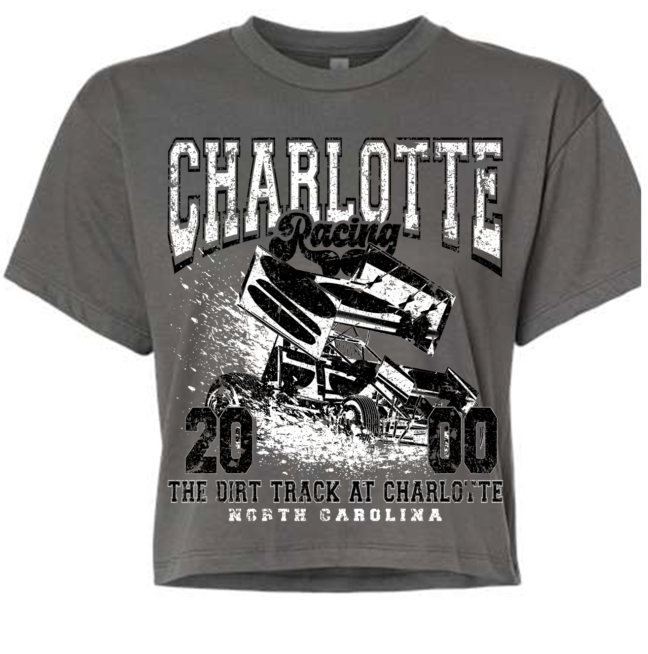 Charlotte Sprint Car Crop T-Shirt