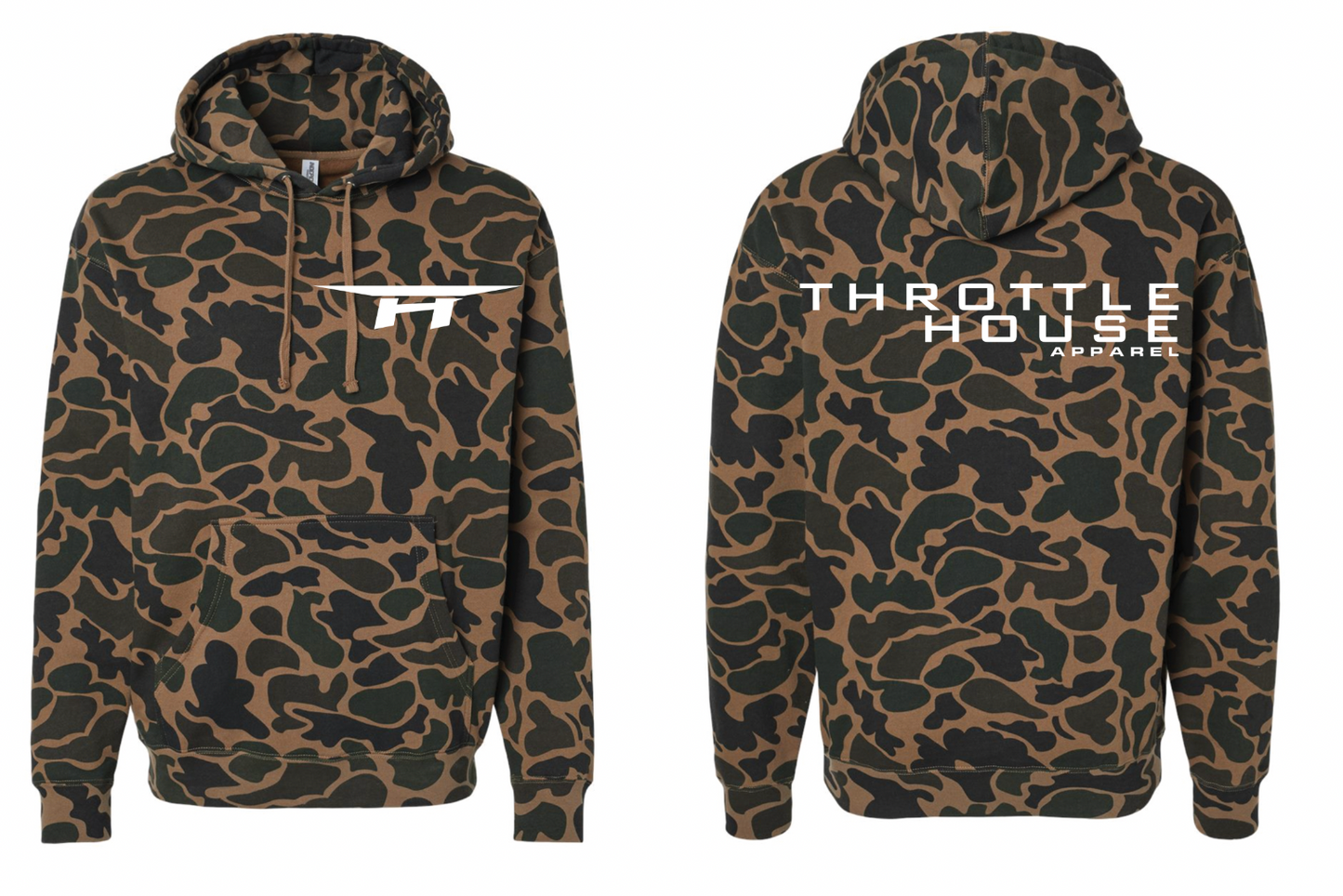 Throttle House Heritage Camo Hoodie