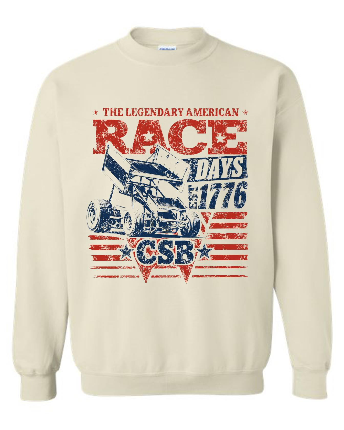 "American Race Days" Sprint Crewneck