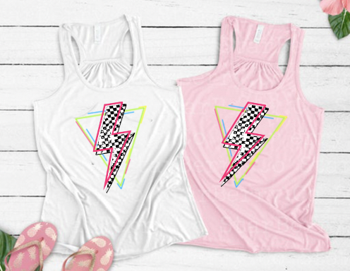 Neon Bolt Tank