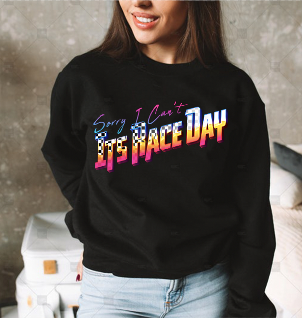 "Sorry I Can't" Retro Black