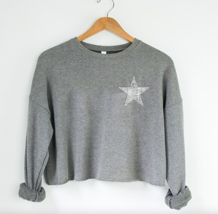 "Being an Allstar Cheerleader is Exhausting" Cropped Sweatshirt