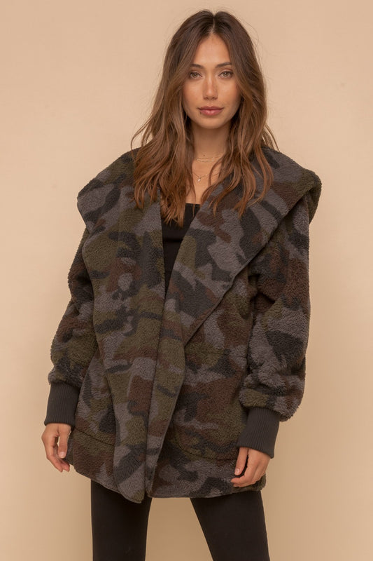 Camo Sherpa Jacket
