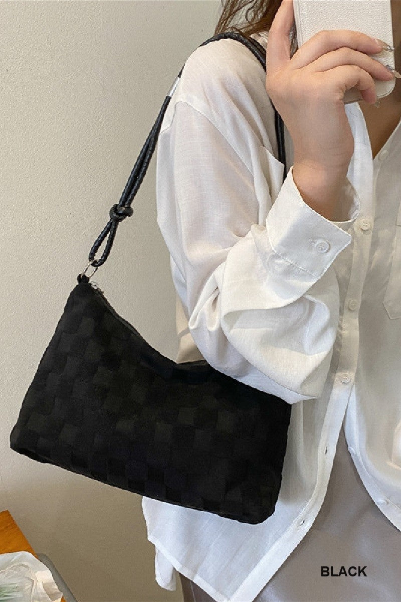 Checkered Shoulder Bag