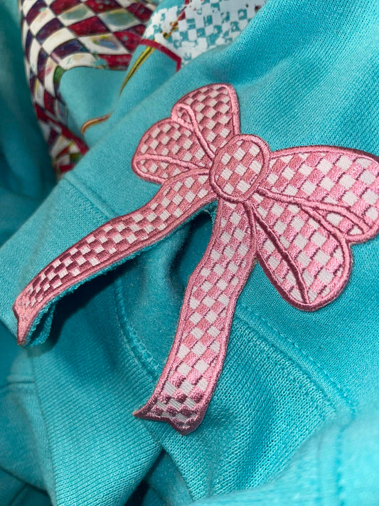 *Customizable* Embroidered Side Bow Crewneck *Preorder*