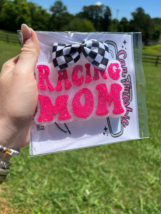 Racing Mom Checkered Freshie