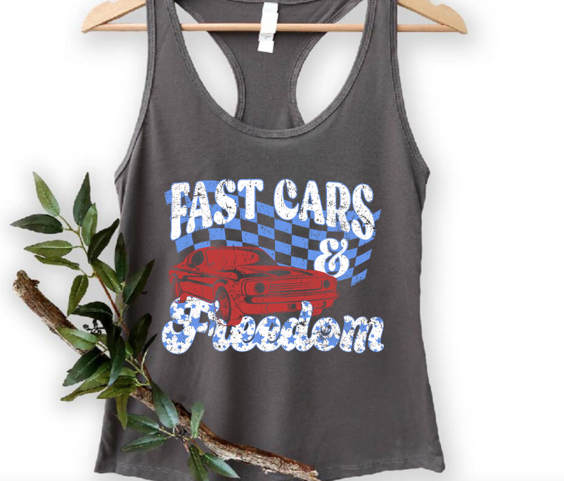 "Fast Cars & Freedom" Tank Top
