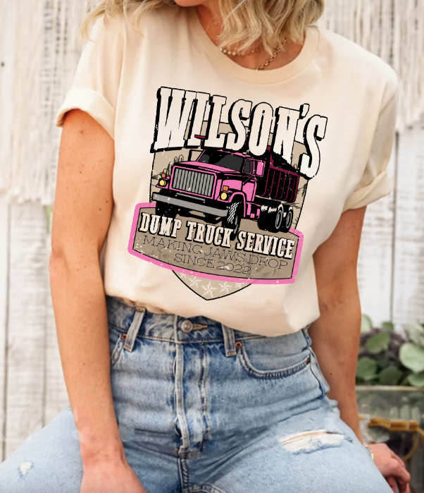 "Wilson's Dump Truck Service" T-Shirt