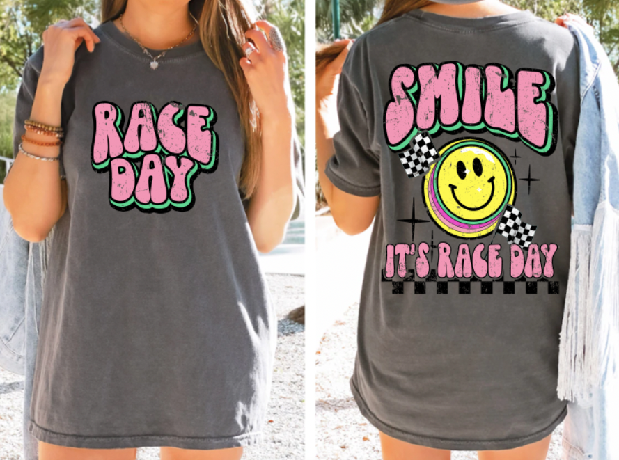 Smile it's Race Day T-Shirt