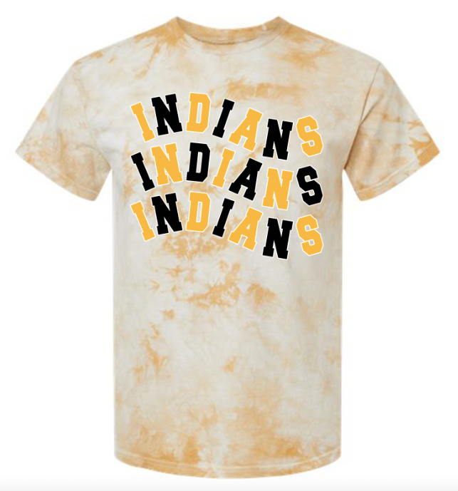 "Indians" Crystal Dyed T-Shirt