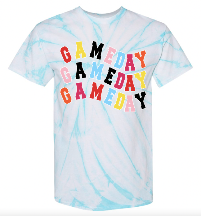 "Gameday" Crystal Dyed T-Shirt