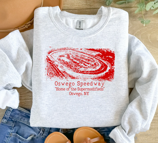 Oswego Speedway Track Sweatshirt