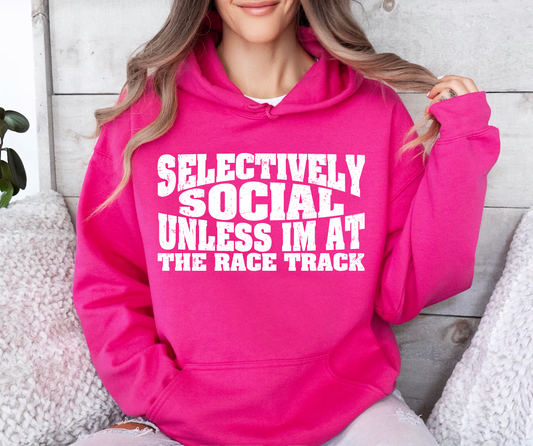"Selectively Social" Hoodie