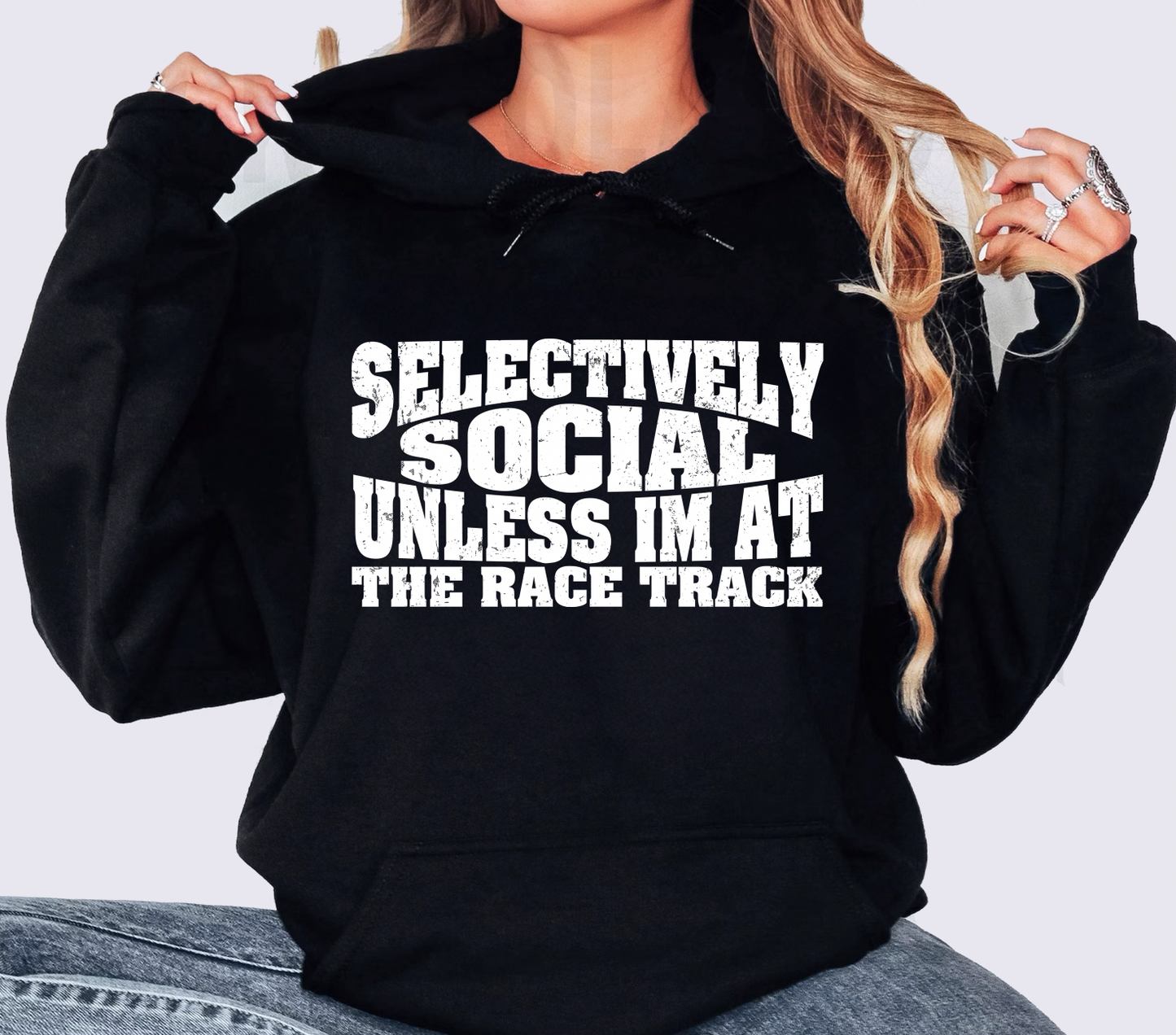 "Selectively Social" Hoodie