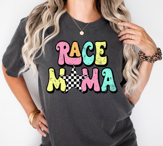 Race Mama Bubble T-Shirt