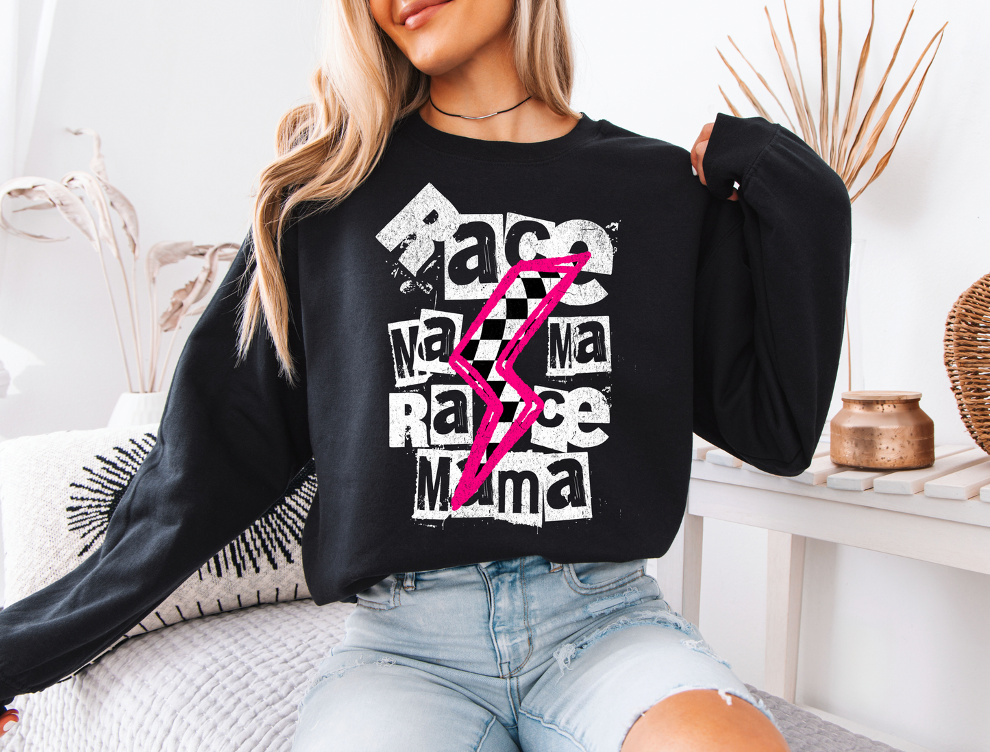 Race Mama Bolt Sweatshirt