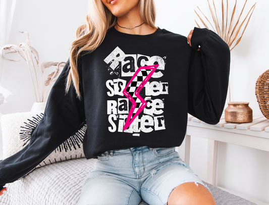 Race Sister Bolt Sweatshirt