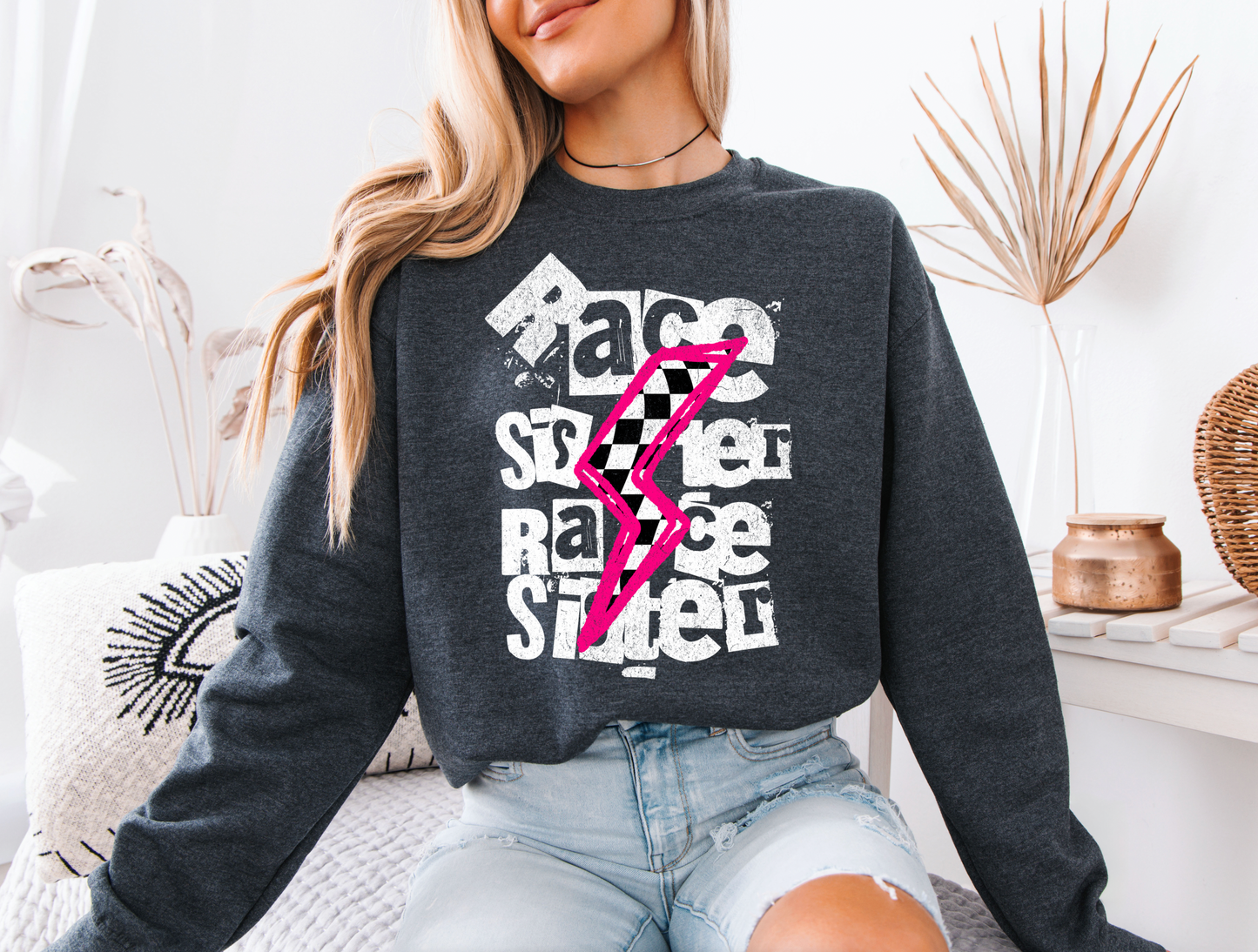 Race Sister Bolt Sweatshirt