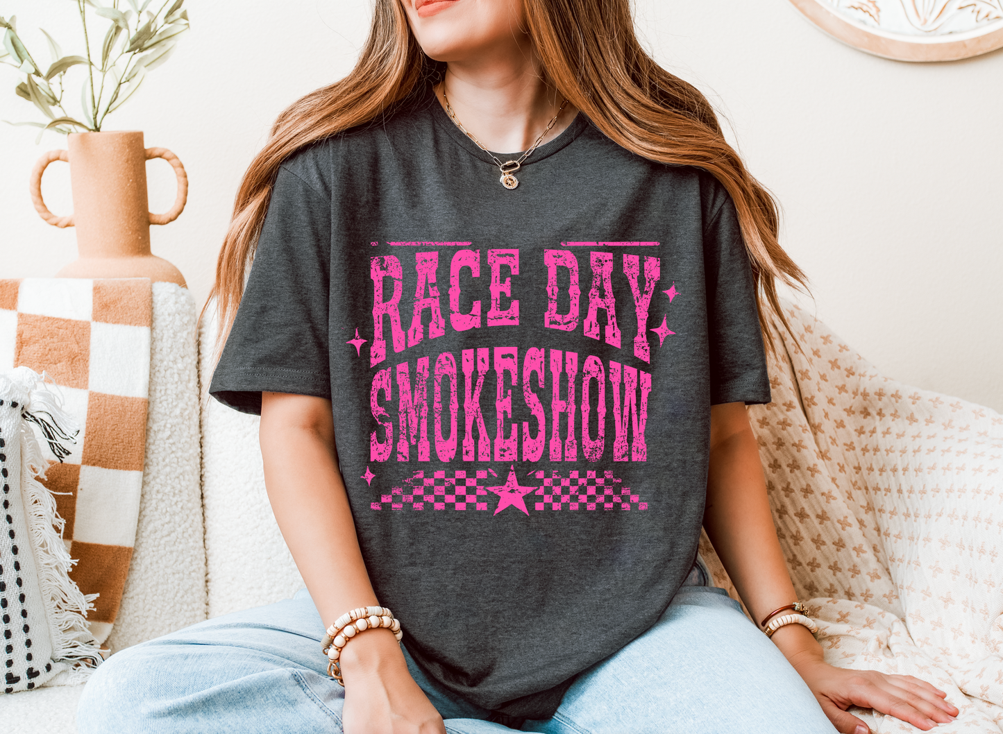 "Race Day Smoke Show" T-Shirt