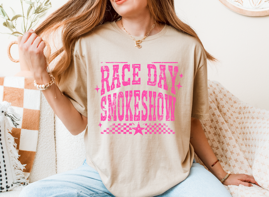 "Race Day Smoke Show" T-Shirt