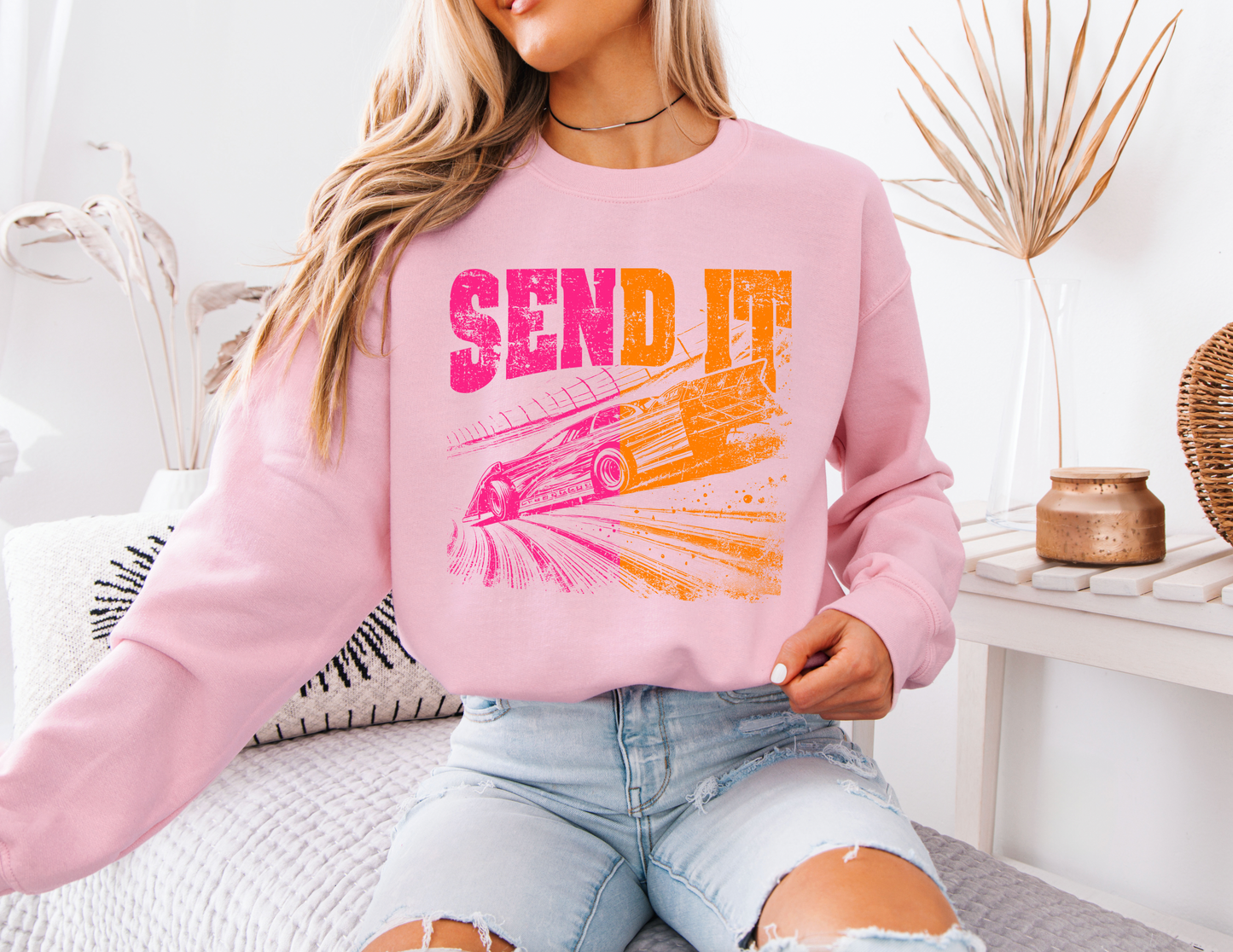 "Send it" Late Model Sweatshirt