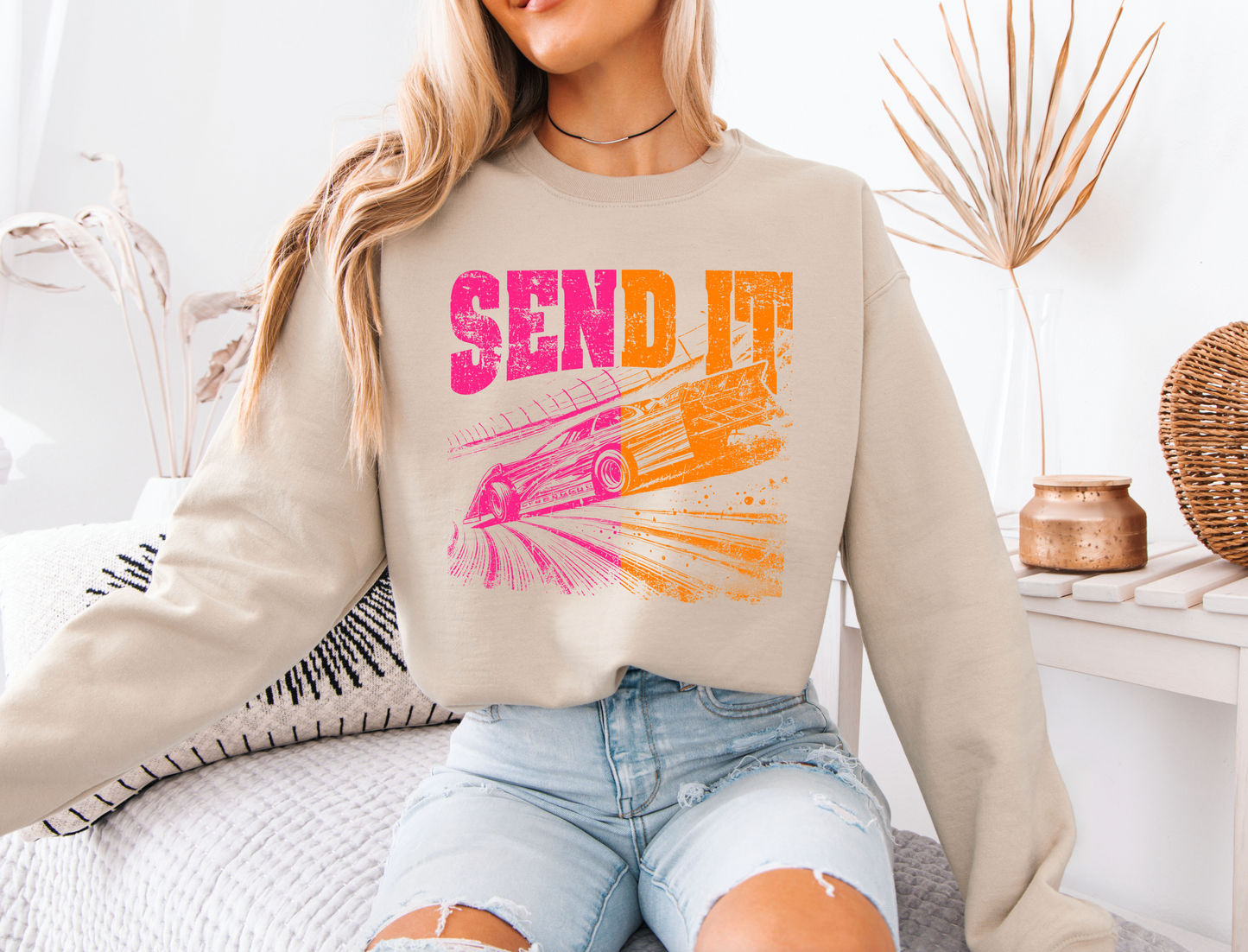 "Send it" Late Model Sweatshirt