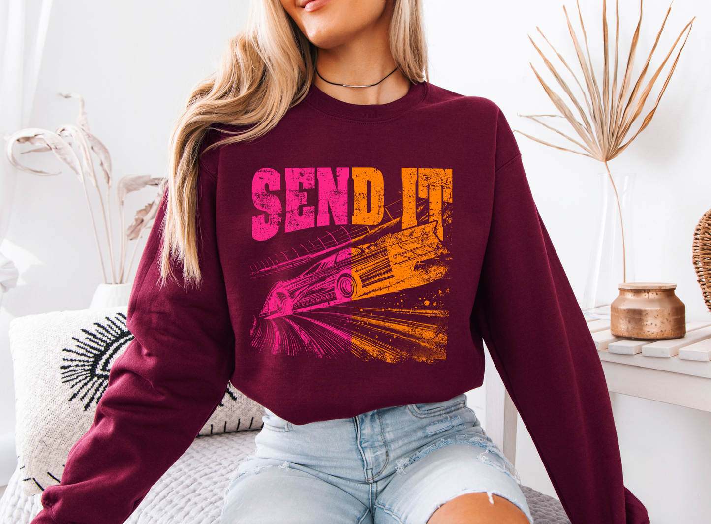 "Send it" Late Model Sweatshirt