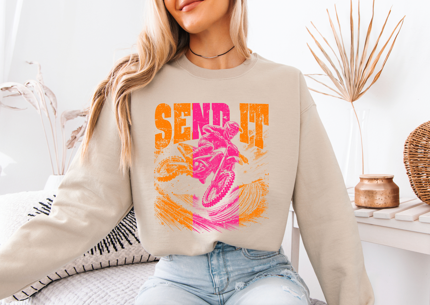 "Send it" Dirt Bike Sweatshirt