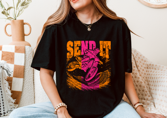 "Send it" Dirt Bike T-shirt