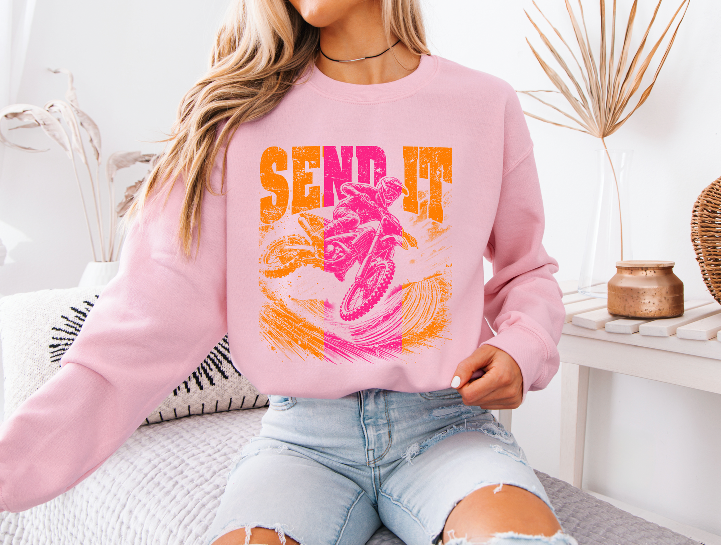 "Send it" Dirt Bike Sweatshirt