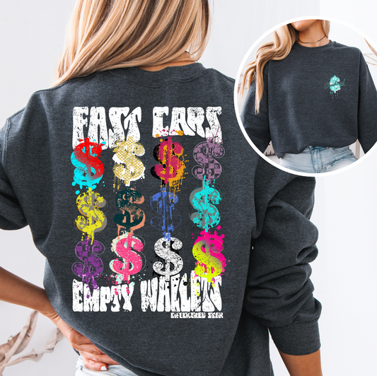 "Fast Cars, Empty Wallets" T-shirt