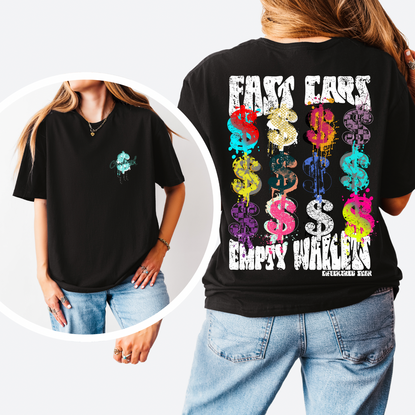 "Fast Cars, Empty Wallets" T-shirt