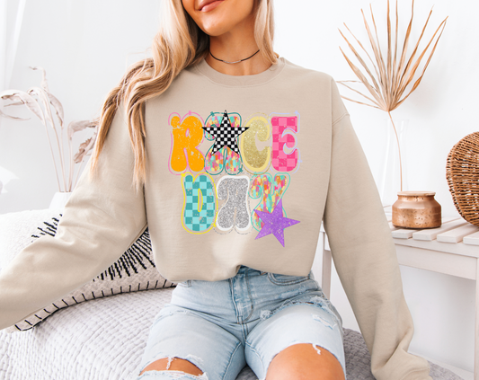 Trendy Race Day Sweatshirt