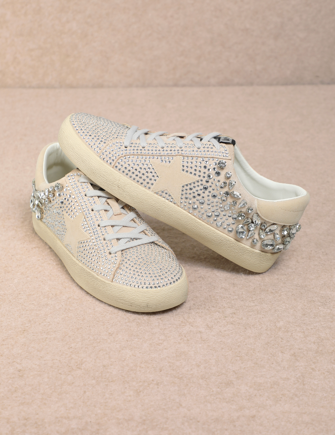 Goldie Rapper Trainers Goldie Bling Sneakers – Checkered Star Boutique
