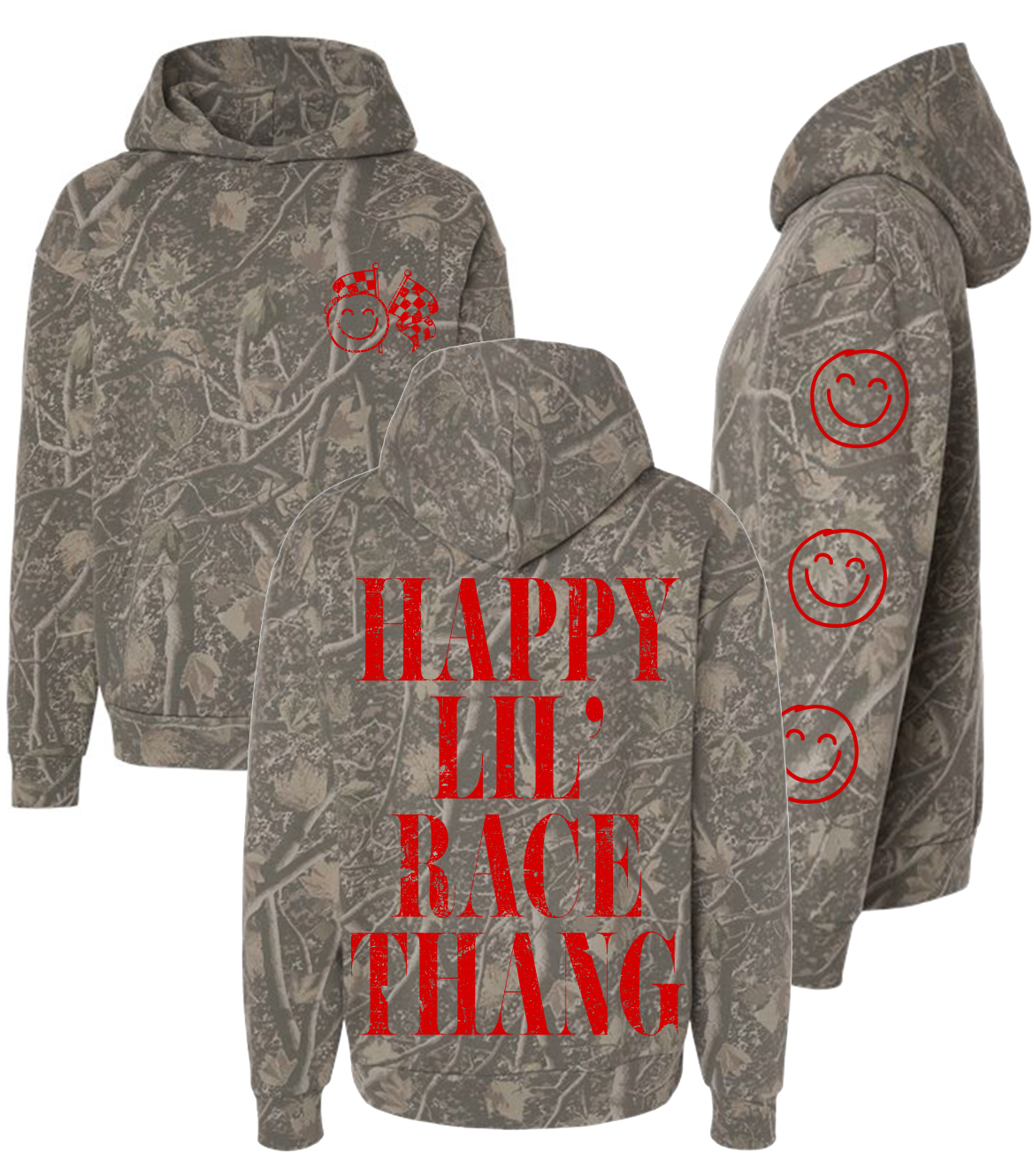Happy Camo Hoodie