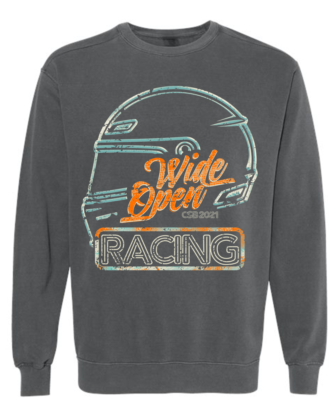 Wide Open Racing Comfort Colors Crew