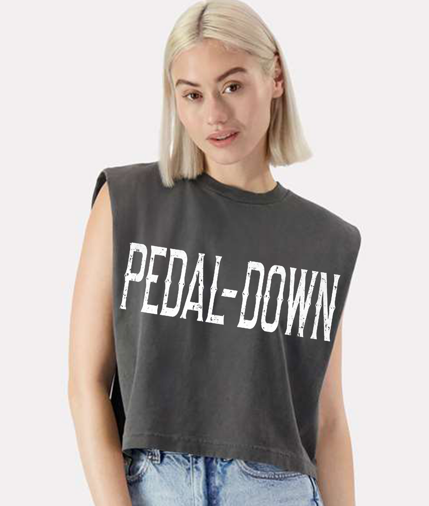 Pedal Down Muscle Tank