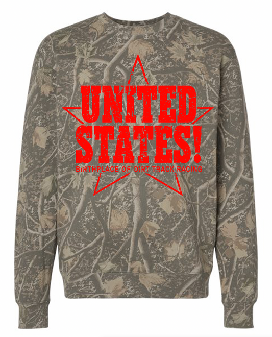 "Birthplace of the Dirt Track" Camo Crew