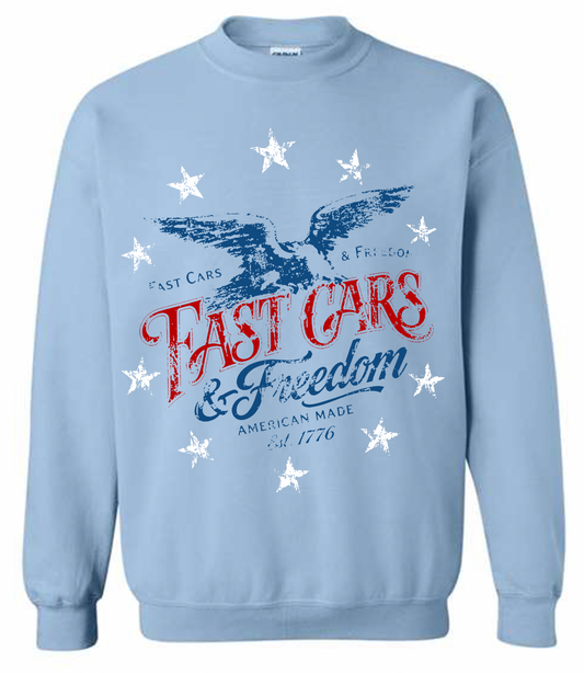 Fast Cars & Freedom Crewneck