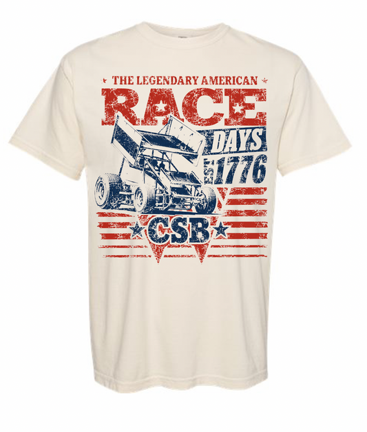 "American Race Days" Sprint Tee