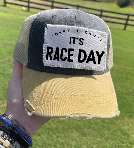 Sorry I Can't Race Day Hat