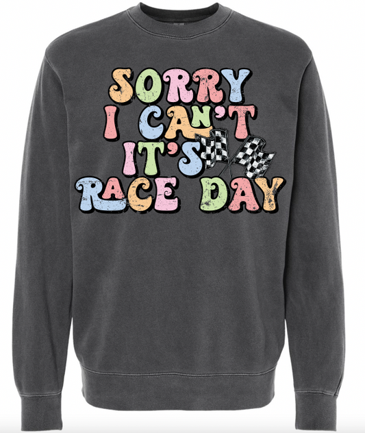 "Sorry I Can't" Grey Sweatshirt