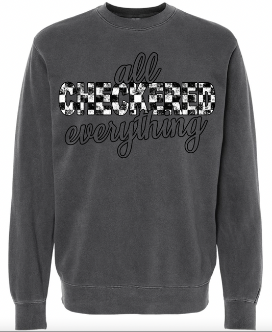 "All Checkered Everything" Sweatshirt