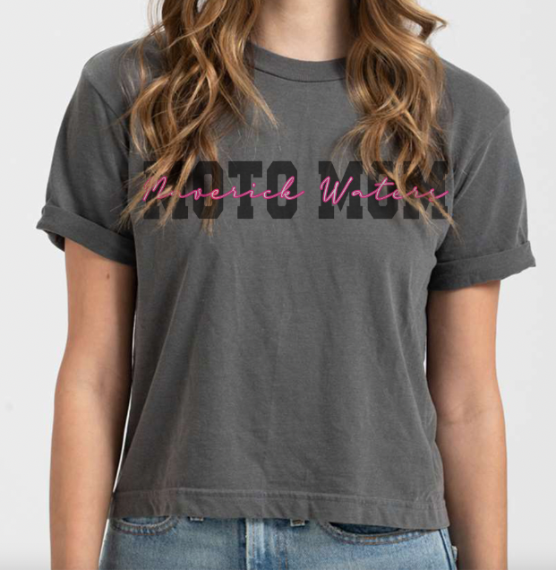 *PERSONALIZED* Cropped MOTO T-Shirt
