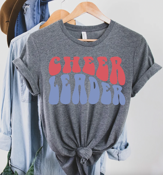 "Cheerleader" Red and Blue T-Shirt