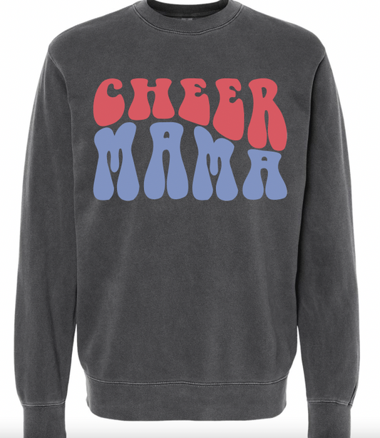 "Cheer Mama" Red and Blue Sweatshirt